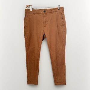 Mango MNG Trousers Khakis Everyday Wear Basic Duck Career Preppy Slim 32